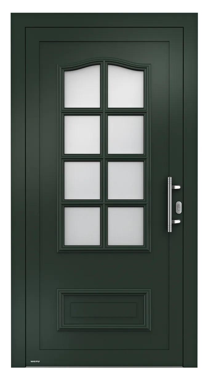 WERU ATRIS Aluminium-Haustür Klassik Modell H10354 sandgestrahlt