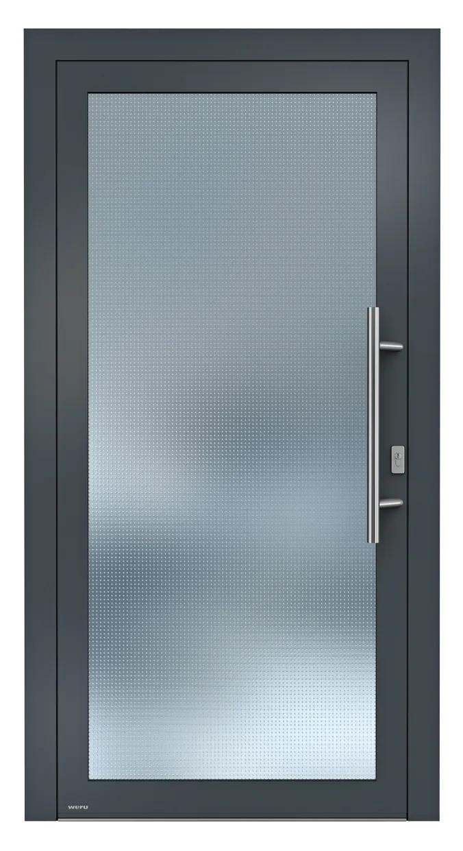 WERU ATRIS Aluminium-Haustür Vario Modell H00000 in Schiefergrau Mastercarre